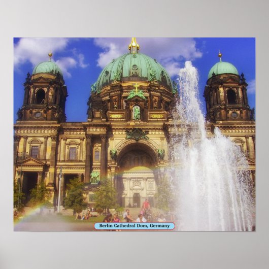 Berlin Cathedral Dom, Duitsland Poster (Voorkant)