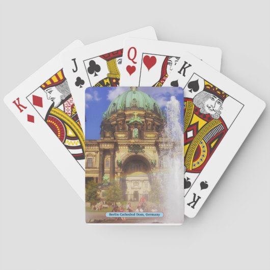 Berlin Cathedral Dom, Duitsland Speelkaarten (Achterkant)