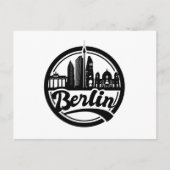 Berlin City  Ronde van Logo Reizen Briefkaart (Voorkant)