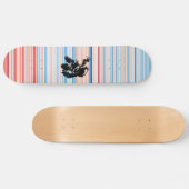 Berlin Clima Stripes Astronaut Cosmonaut 1881-2019 Persoonlijk Skateboard (Horizontaal)