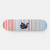 Berlin Clima Stripes Astronaut Cosmonaut 1881-2019 Persoonlijk Skateboard (Horizontaal)
