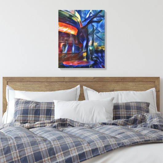Berlin Currywurst Canvas Afdruk (Insitu (Slaapkamer))