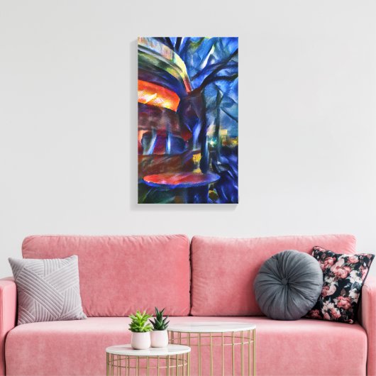 Berlin Currywurst Canvas Afdruk (Insitu (Woonkamer))