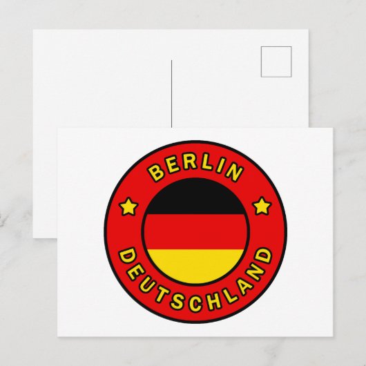 Berlin Deutschland Briefkaart (Voorkant / Achterkant)