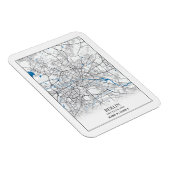 Berlin Deutschland Duitsland City Map Travel Lover Magneet (Rechterzijde)