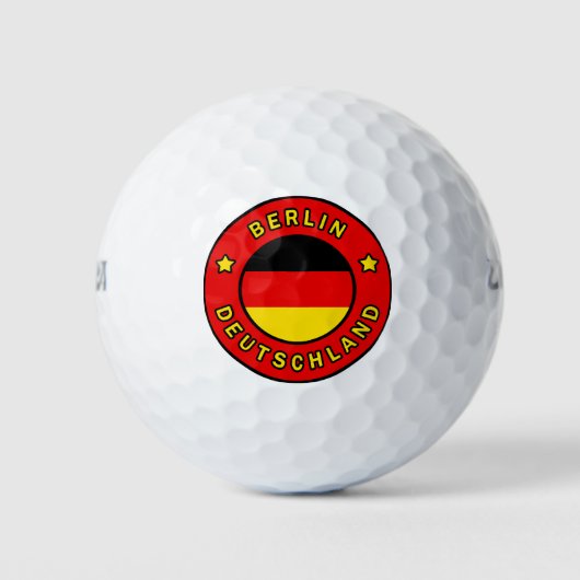Berlin Deutschland Golfballen (Voorkant)