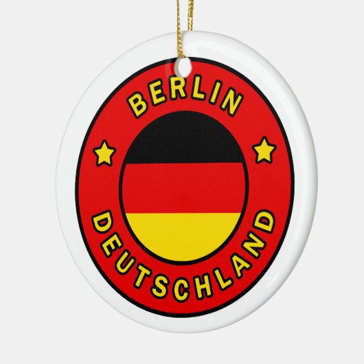 Berlin Deutschland Keramisch Ornament (Links)