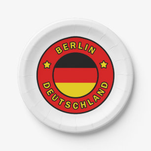 Berlin Deutschland Papieren Bordje