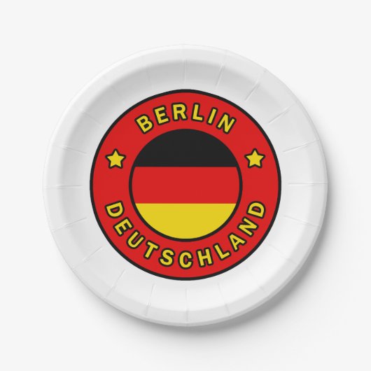 Berlin Deutschland Papieren Bordje (Voorkant)