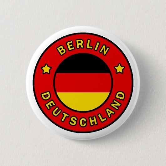 Berlin Deutschland Ronde Button 5,7 Cm (Voorkant)