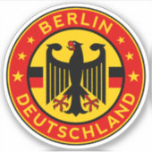Berlin Deutschland Sticker (Voorkant)