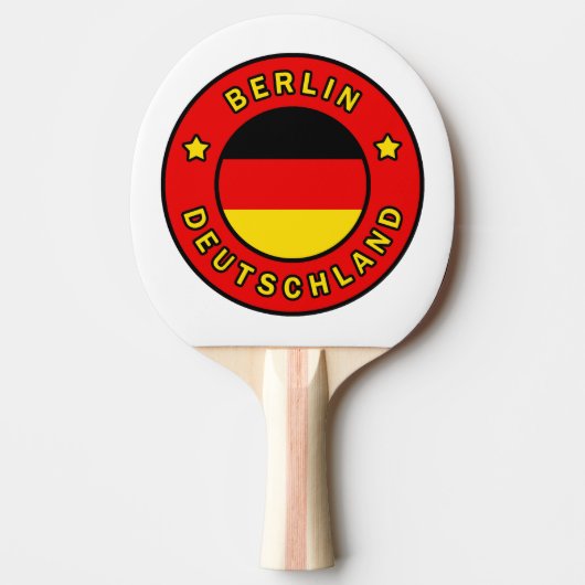 Berlin Deutschland Tafeltennisbatje (Voorkant)