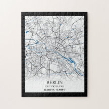 Berlin Duitsland City Map Coordinates