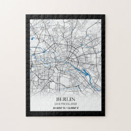 Berlin Duitsland City Map Coordinates Legpuzzel
