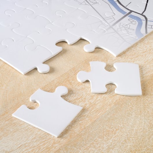 Berlin Duitsland City Map Coordinates Legpuzzel (Zijkant)