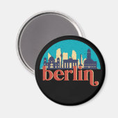 Berlin Duitsland City Skyline  Cityscape Magneet (Voorkant / Achterkant)
