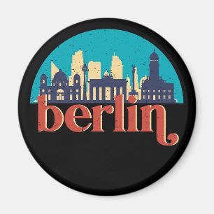 Berlin Duitsland City Skyline  Cityscape Magneet