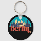 Berlin Duitsland City Skyline  Cityscape Sleutelhanger (Voorkant)