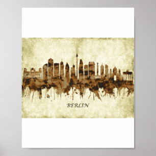 Berlin Duitsland Cityscape Poster