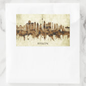 Berlin Duitsland Cityscape Rechthoekige Sticker (Tas)
