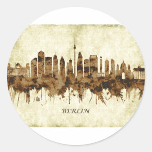 Berlin Duitsland Cityscape Ronde Sticker