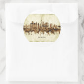 Berlin Duitsland Cityscape Ronde Sticker (Tas)