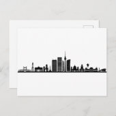 BERLIN Duitsland Hoofdstad Skyline Silhouette Briefkaart (Voorkant / Achterkant)