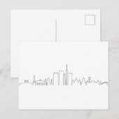BERLIN Duitsland Hoofdstad Skyline Silhouette Briefkaart (Voorkant / Achterkant)