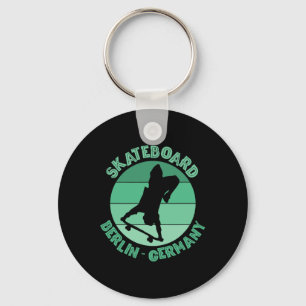 Berlin Duitsland Skateboarder Urn Skateboarden 1 Sleutelhanger