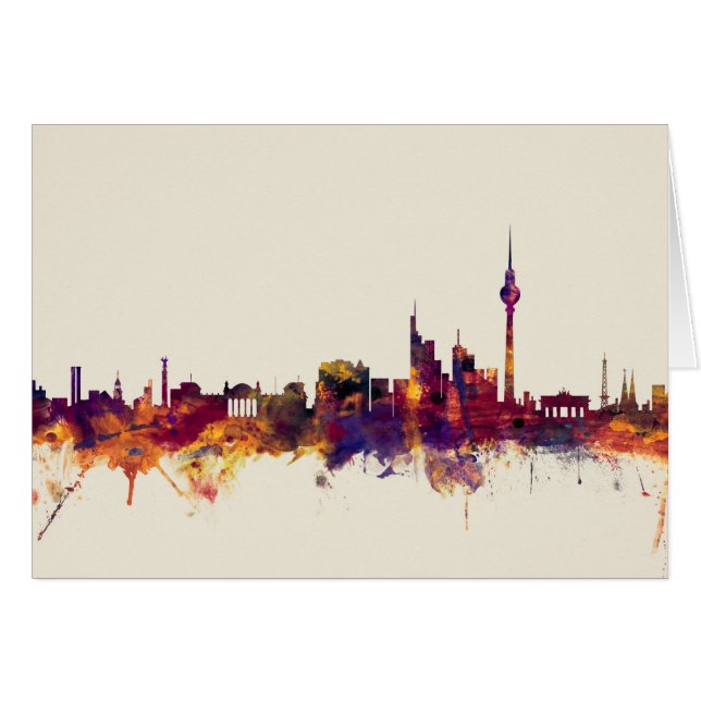 Berlin Duitsland Skyline (Voorkant Horizontaal)