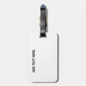 Berlin Duitsland Skyline Bagagelabel (Achterkant verticaal)