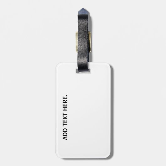 Berlin Duitsland Skyline Bagagelabel (Achterkant verticaal)