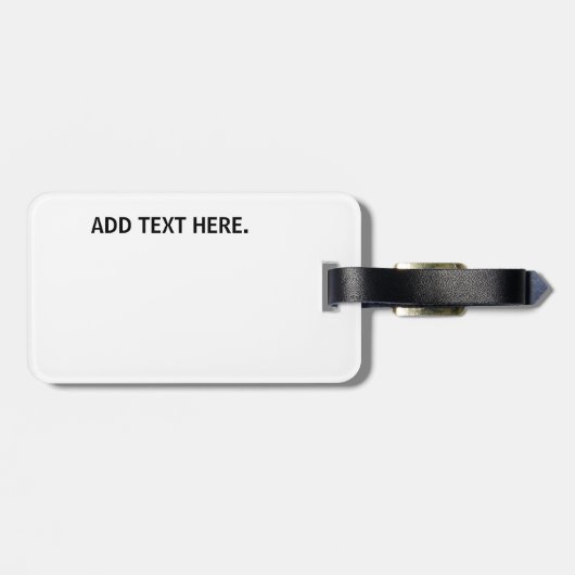 Berlin Duitsland Skyline Bagagelabel (Achterkant horizontaal)