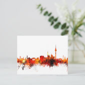 Berlin Duitsland Skyline Briefkaart (Staand voorkant)