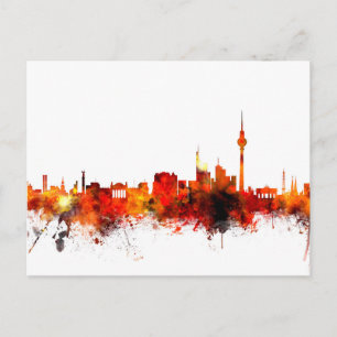 Berlin Duitsland Skyline Briefkaart