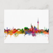 Berlin Duitsland Skyline Briefkaart (Voorkant)