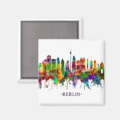 Berlin Duitsland Skyline Magneet (Voorkant / Achterkant)