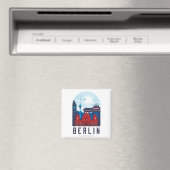Berlin Duitsland Skyline Magnet (Insitu (Vaatwasser))