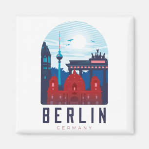 Berlin Duitsland Skyline Magnet