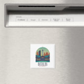 Berlin Duitsland Skyline Magnet (Insitu (Vaatwasser))
