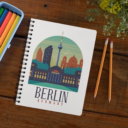 Berlin Duitsland Skyline  Notitieboek