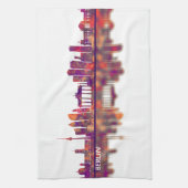 Berlin Duitsland Skyline Theedoek (Verticaal)