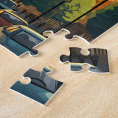 Berlin Duitsland Travel Art Vintage Legpuzzel (Zijkant)