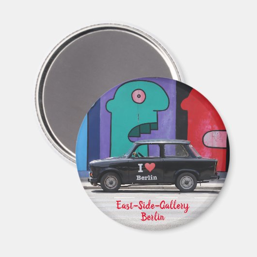 Berlin - East-Side-Gallery Magneet (Voorkant / Achterkant)