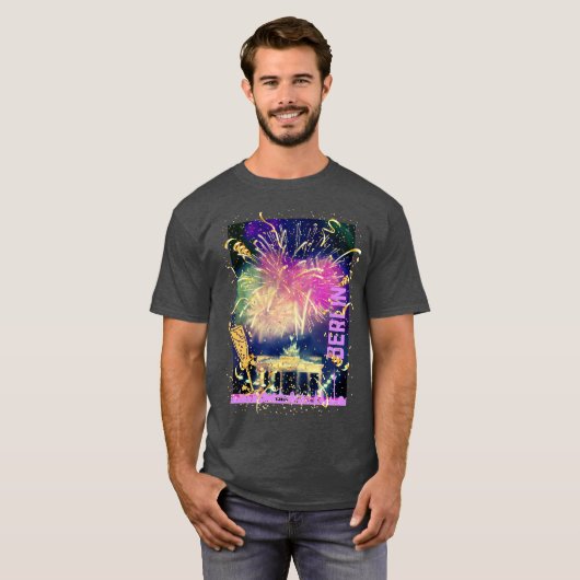 Berlin Fireworks T-shirt (Voorkant volledig)