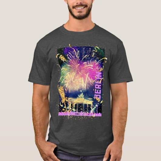 Berlin Fireworks T-shirt (Voorkant)