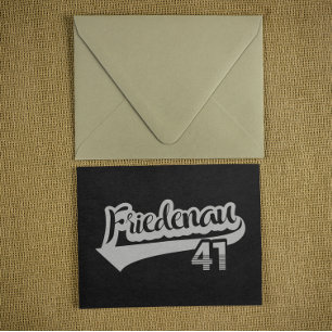 Berlin Friedenau 41 Classic City Nummer Briefkaart