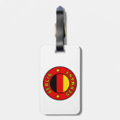 Berlin Germany Bagagelabel (Achterkant verticaal)