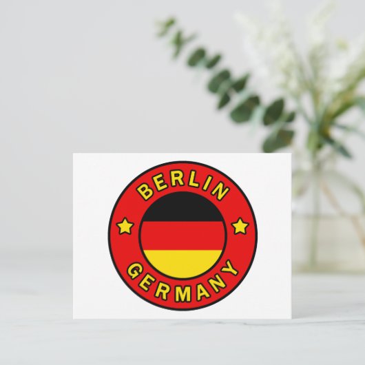 Berlin Germany Briefkaart (Staand voorkant)
