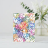 Berlin Germany City Map Briefkaart (Staand voorkant)